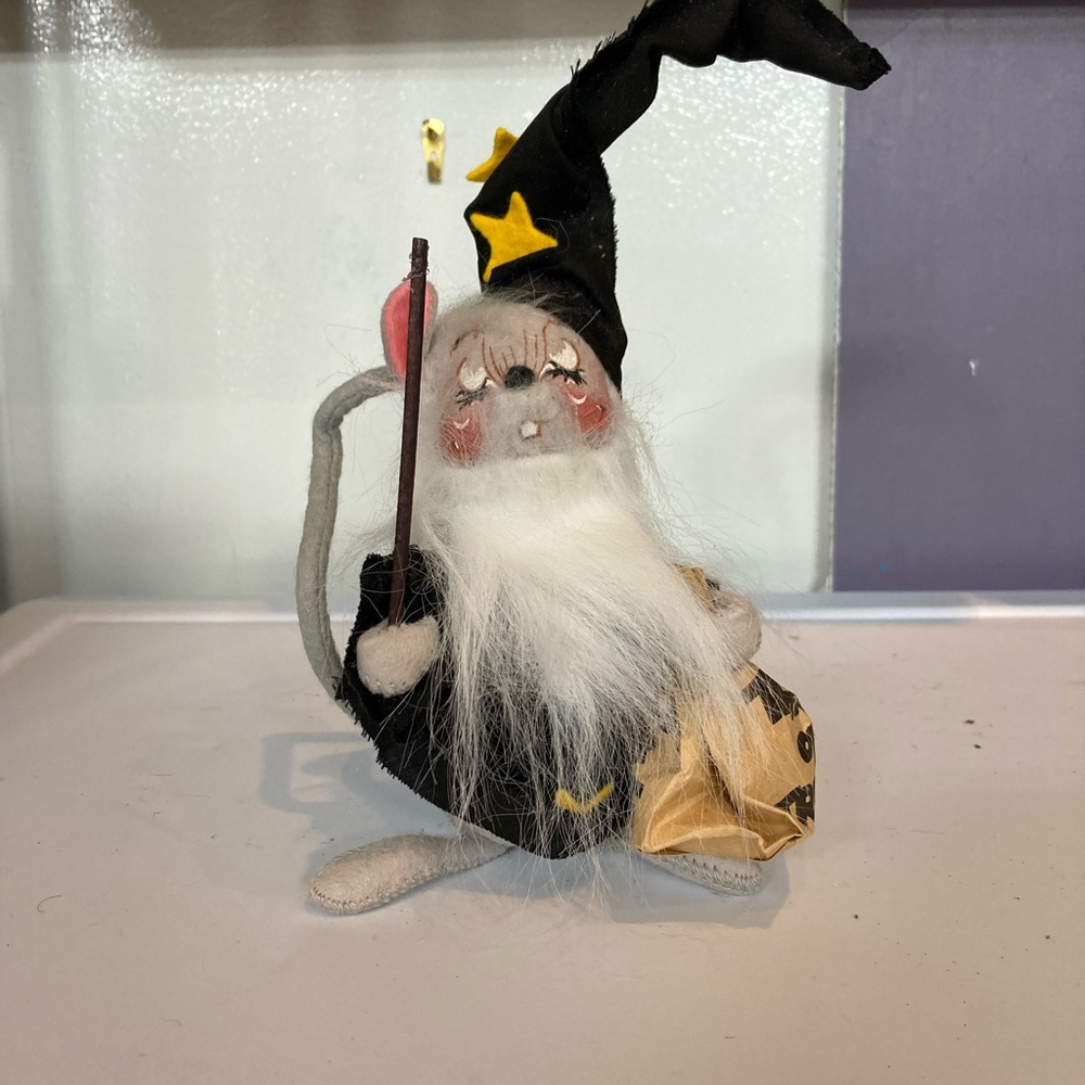 Vintage, hand-made wizard cat